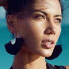 Georgina Mazzeo Model Big Earrings