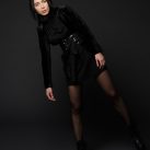 Georgina Mazzeo Model Black Long Sleeve