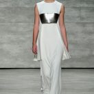 Diana Croce Model White Dress