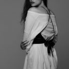 Irene Macarena Model White Dress