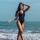 Maria Eloina Hurtado Black Swimwear