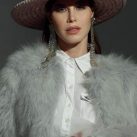 Maria Teresa Ianuzzo Model Fashion Hat