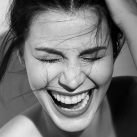 Maria Teresa Ianuzzo Model Laughing Post